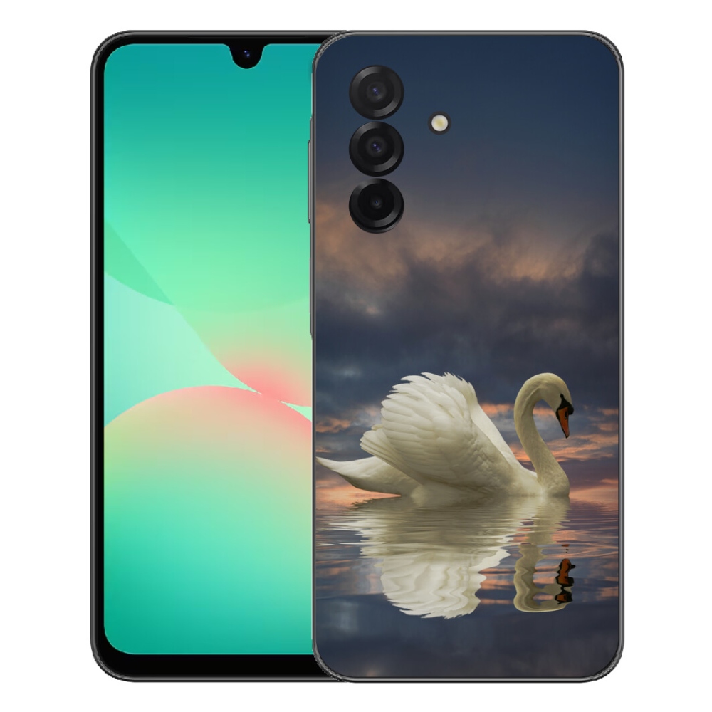 Gelový kryt mmCase na Samsung Galaxy A27 5G - labuť