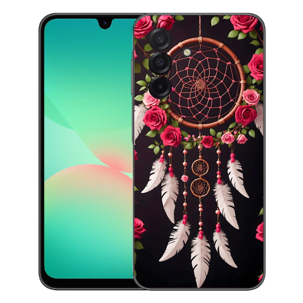 Gelový kryt mmCase na Samsung Galaxy A27 5G - lapač snů s růžemi