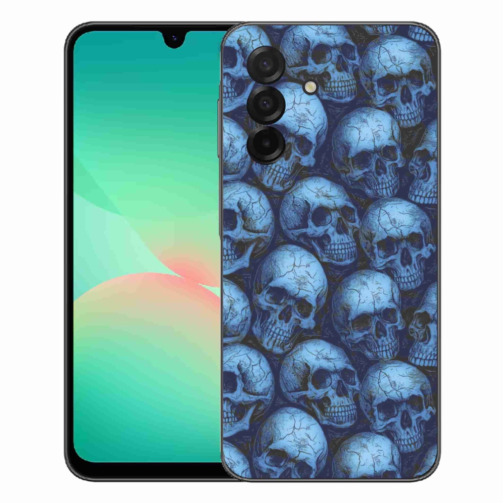 Gelový kryt mmCase na Samsung Galaxy A27 5G - lebky