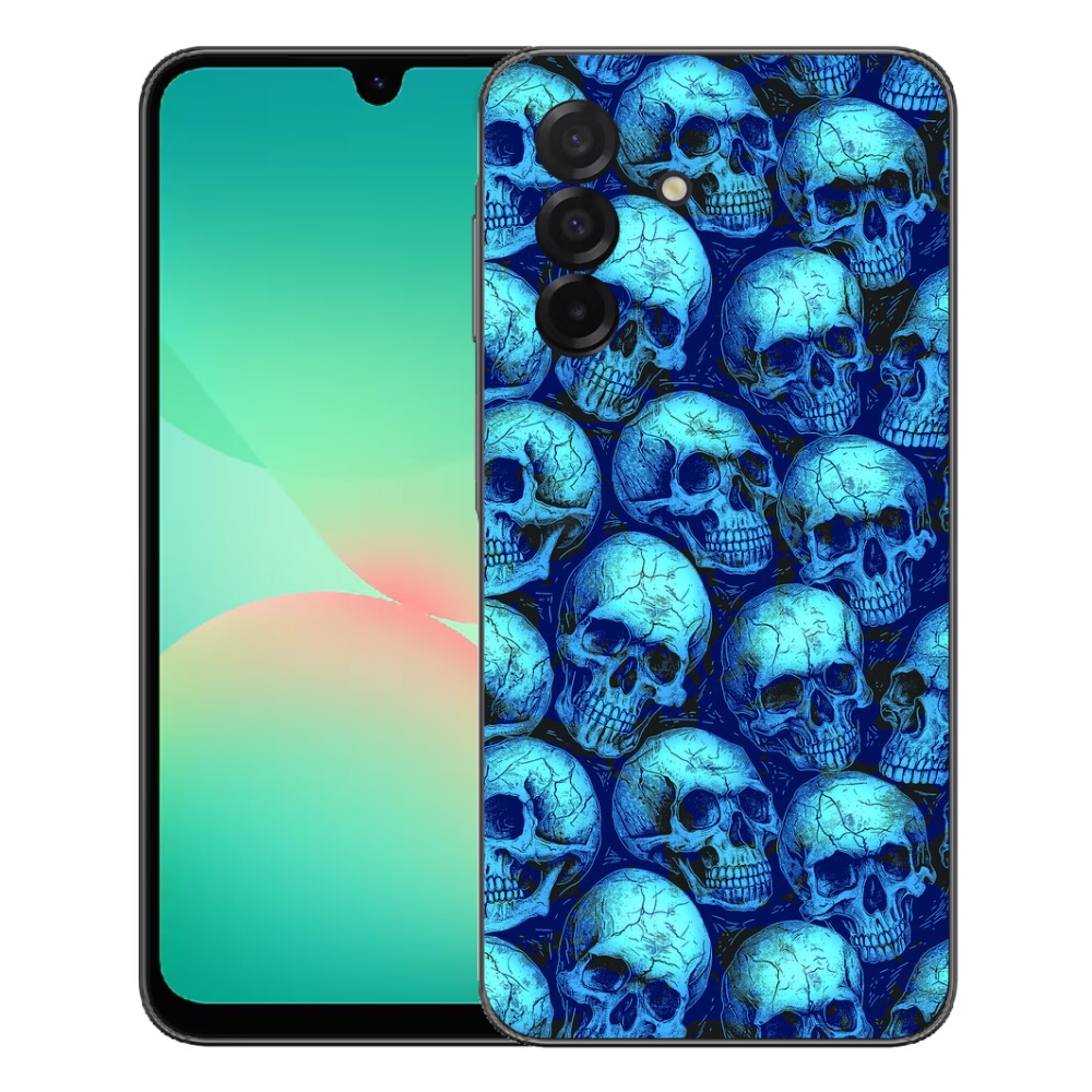 Gelový kryt mmCase na Samsung Galaxy A27 5G - lebky