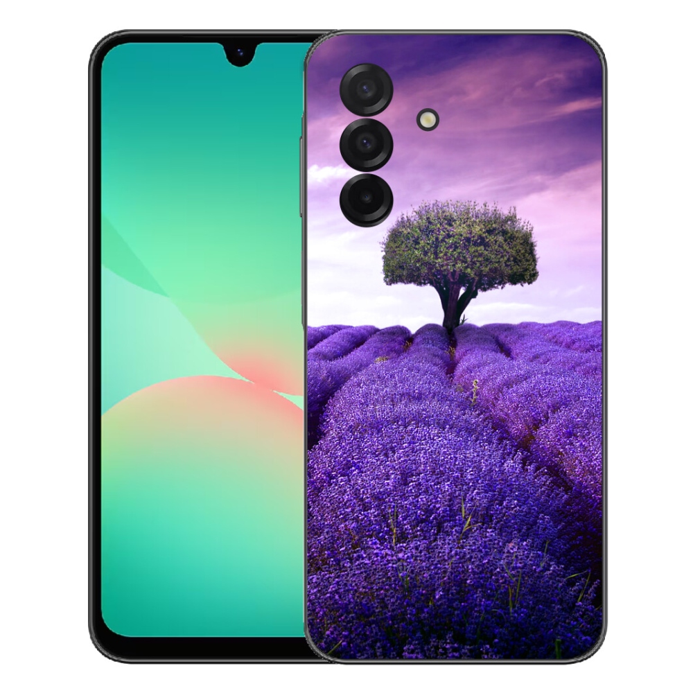 Gelový kryt mmCase na Samsung Galaxy A27 5G - levandulová louka