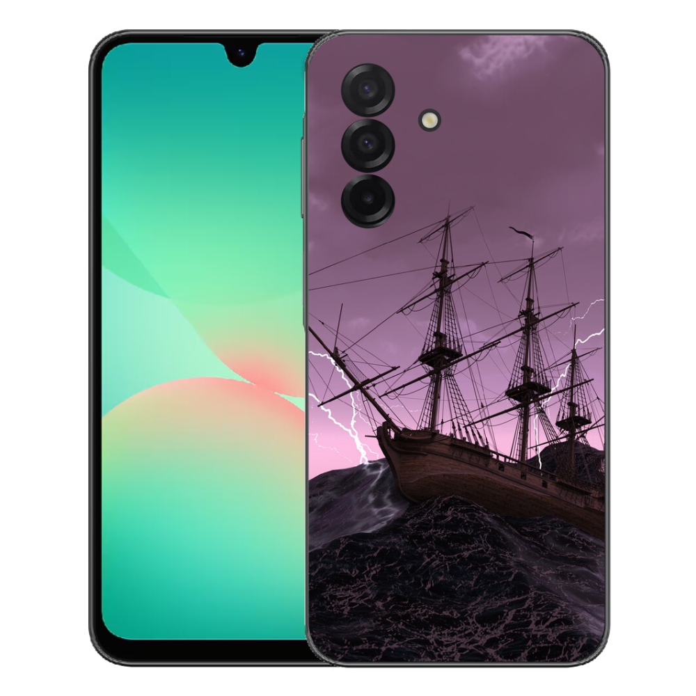 Gelový kryt mmCase na Samsung Galaxy A27 5G - loď v bouři