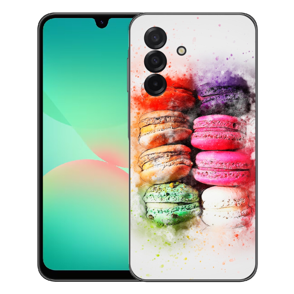 Gelový kryt mmCase na Samsung Galaxy A27 5G - makrónky