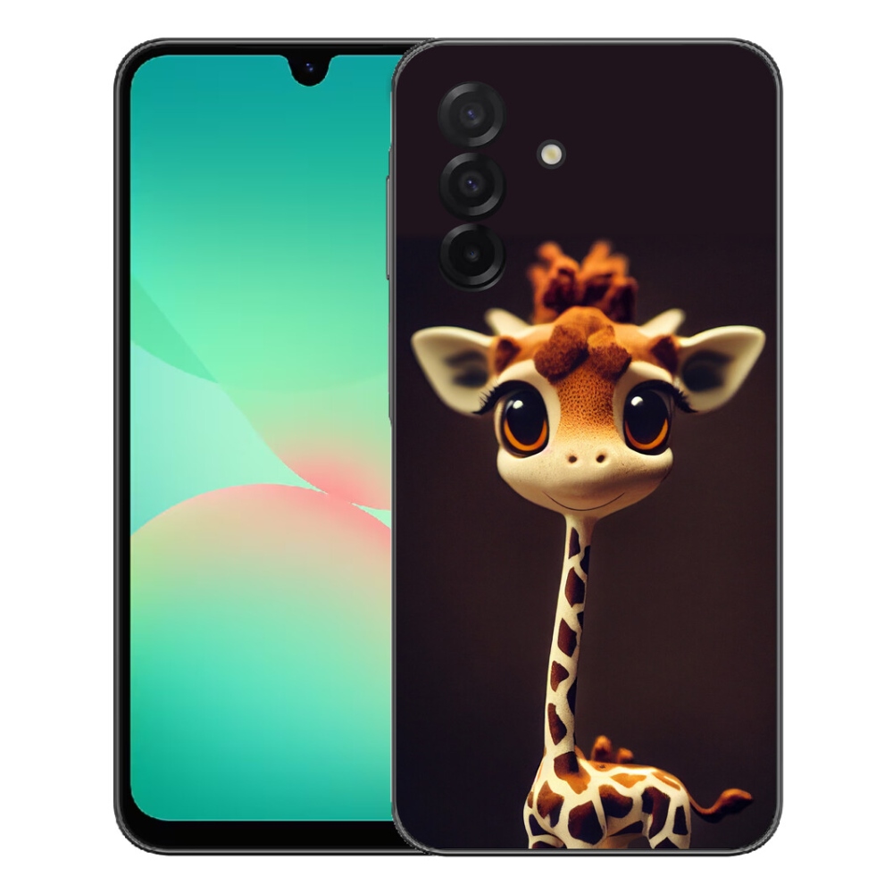 Gelový kryt mmCase na Samsung Galaxy A27 5G - malá žirafa