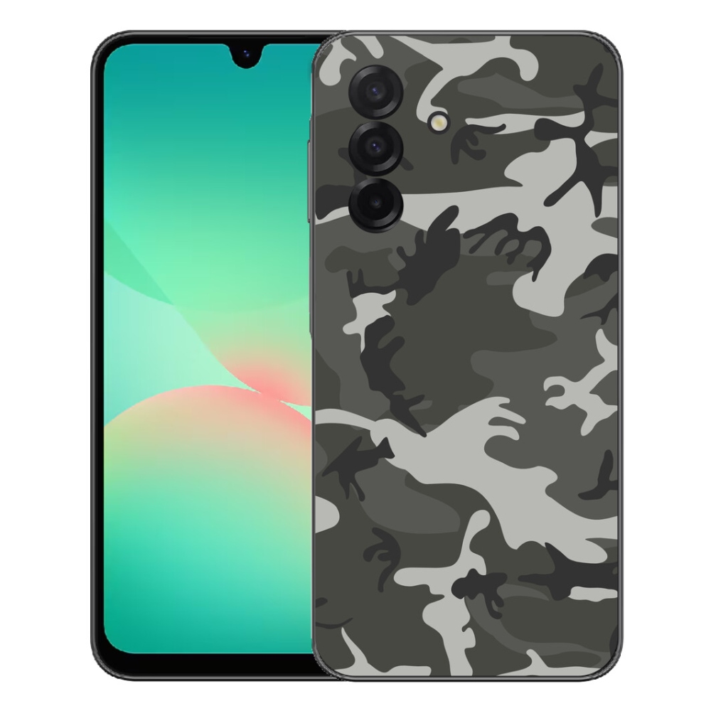 Gelový kryt mmCase na Samsung Galaxy A27 5G - maskáčový vzor