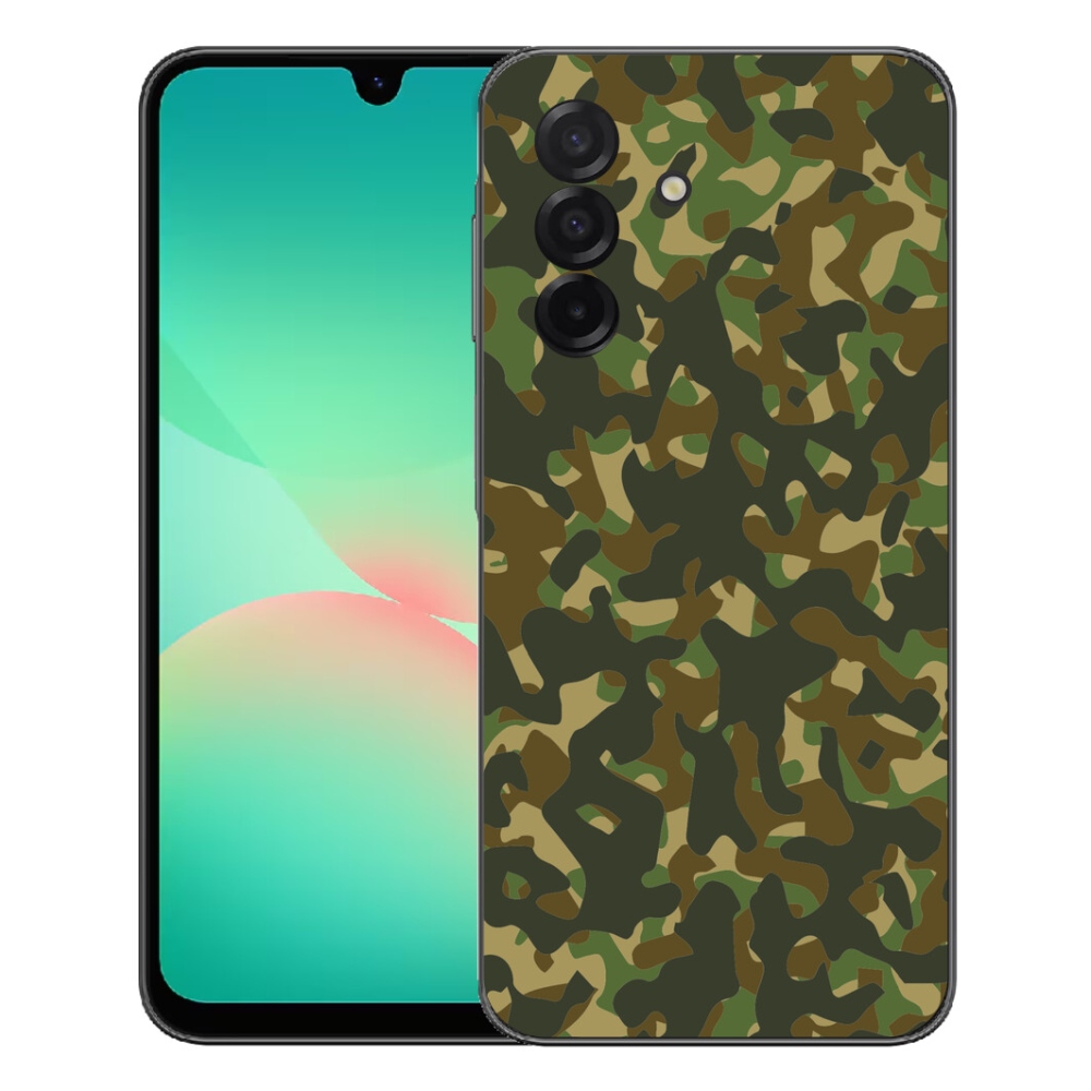 Gelový kryt mmCase na Samsung Galaxy A27 5G - maskáčový vzor 1