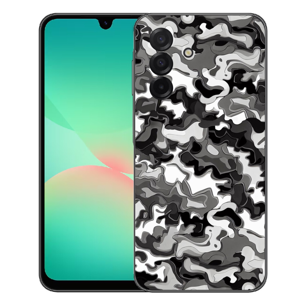 Gelový kryt mmCase na Samsung Galaxy A27 5G - maskáčový vzor 3