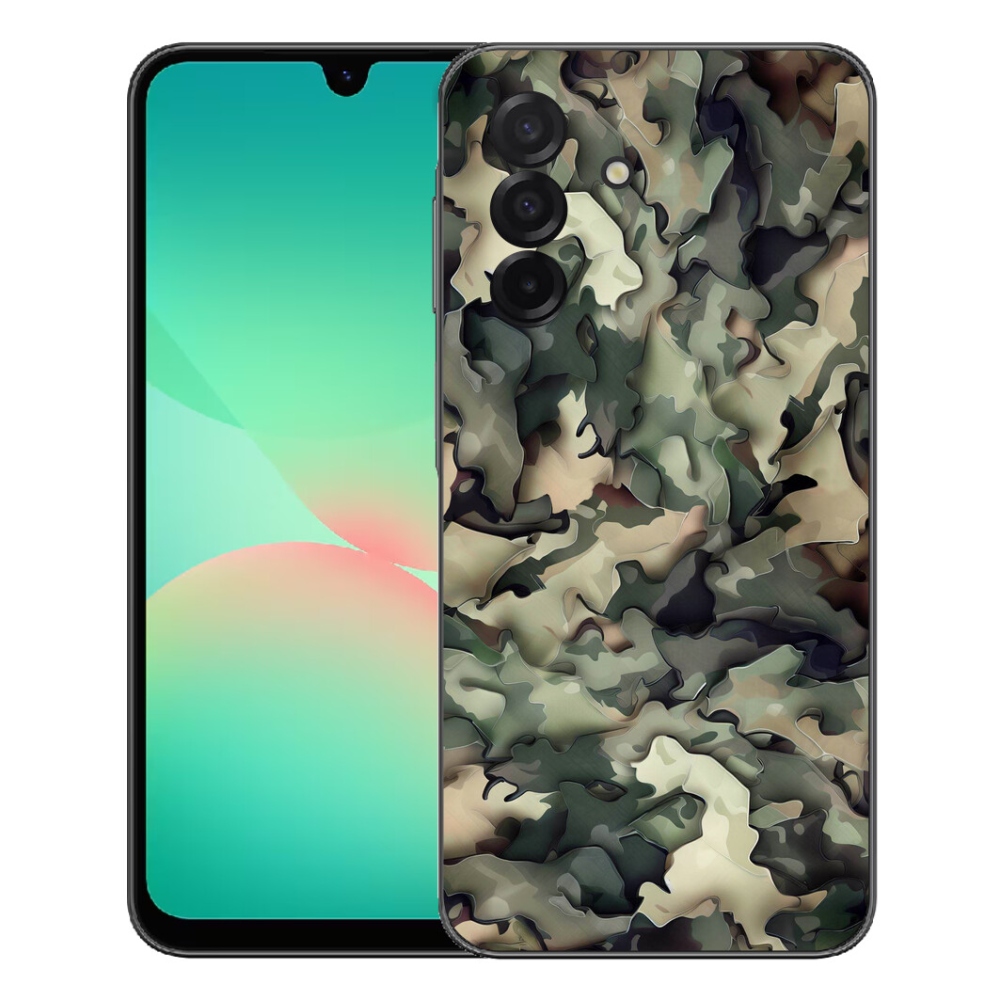 Gelový kryt mmCase na Samsung Galaxy A27 5G - maskáčový vzor 9
