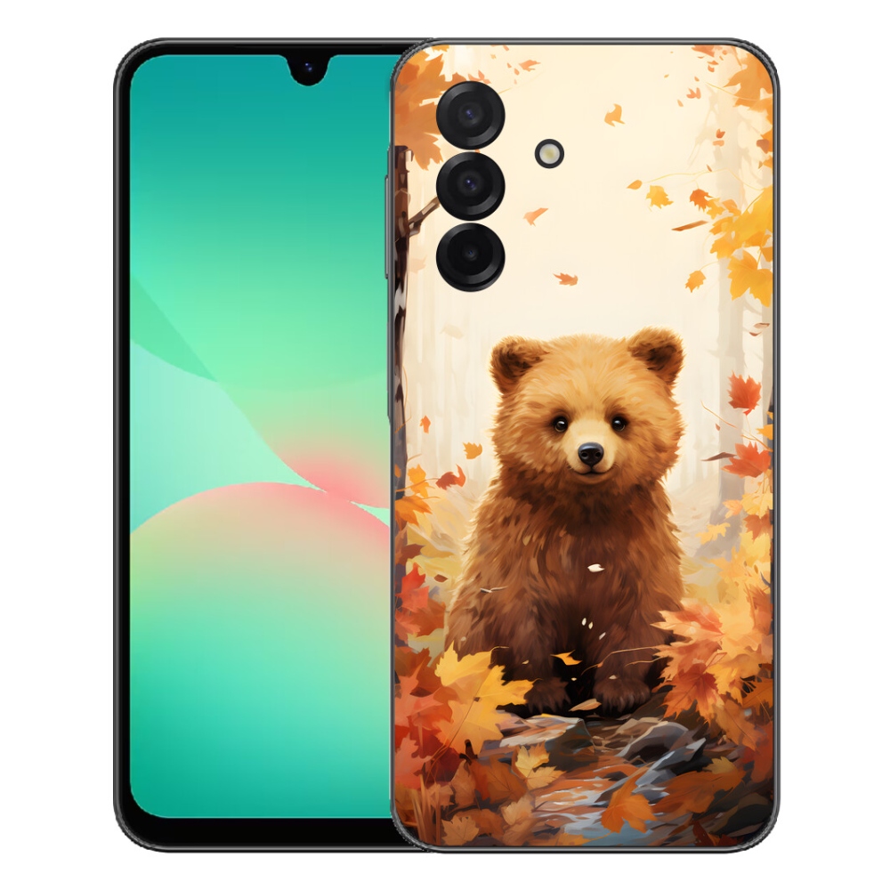Gelový kryt mmCase na Samsung Galaxy A27 5G - medvěd v lese