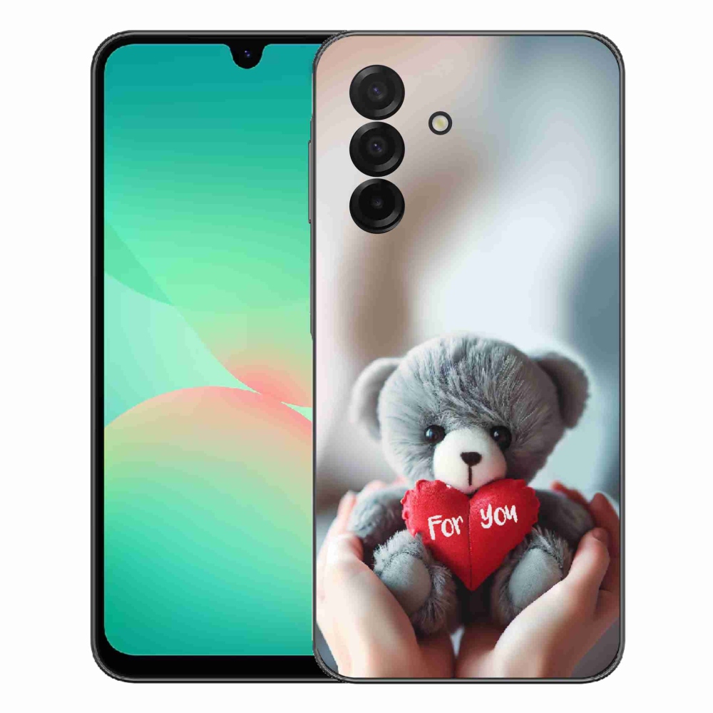 Gelový kryt mmCase na Samsung Galaxy A27 5G - medvídek pro zamilované