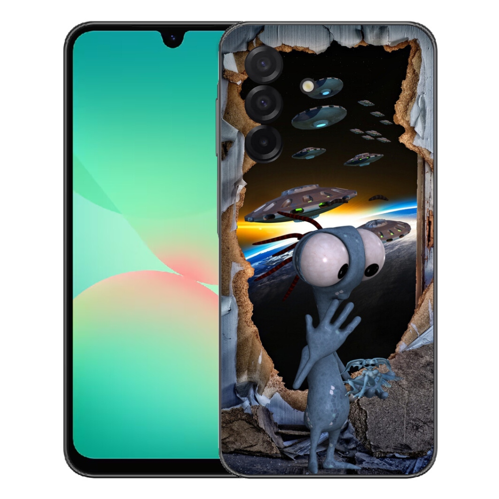 Gelový kryt mmCase na Samsung Galaxy A27 5G - mimozemšťan