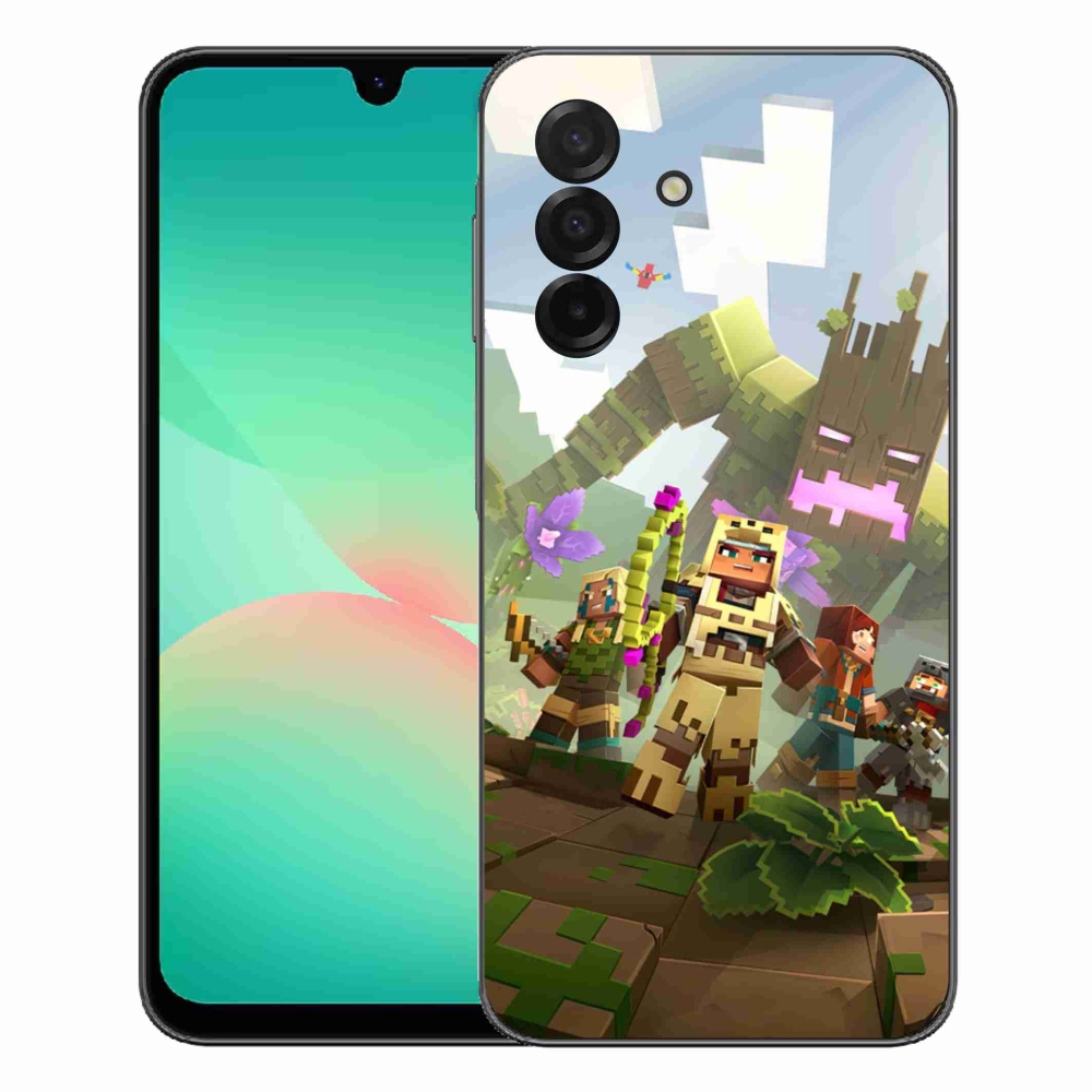 Gelový kryt mmCase na Samsung Galaxy A27 5G - minecraft 1