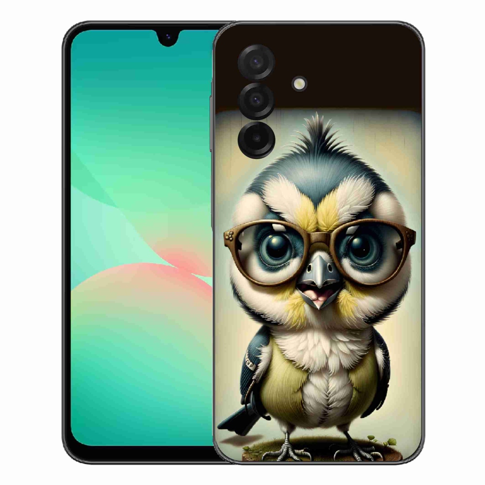 Gelový kryt mmCase na Samsung Galaxy A27 5G - mládě s brýlemi