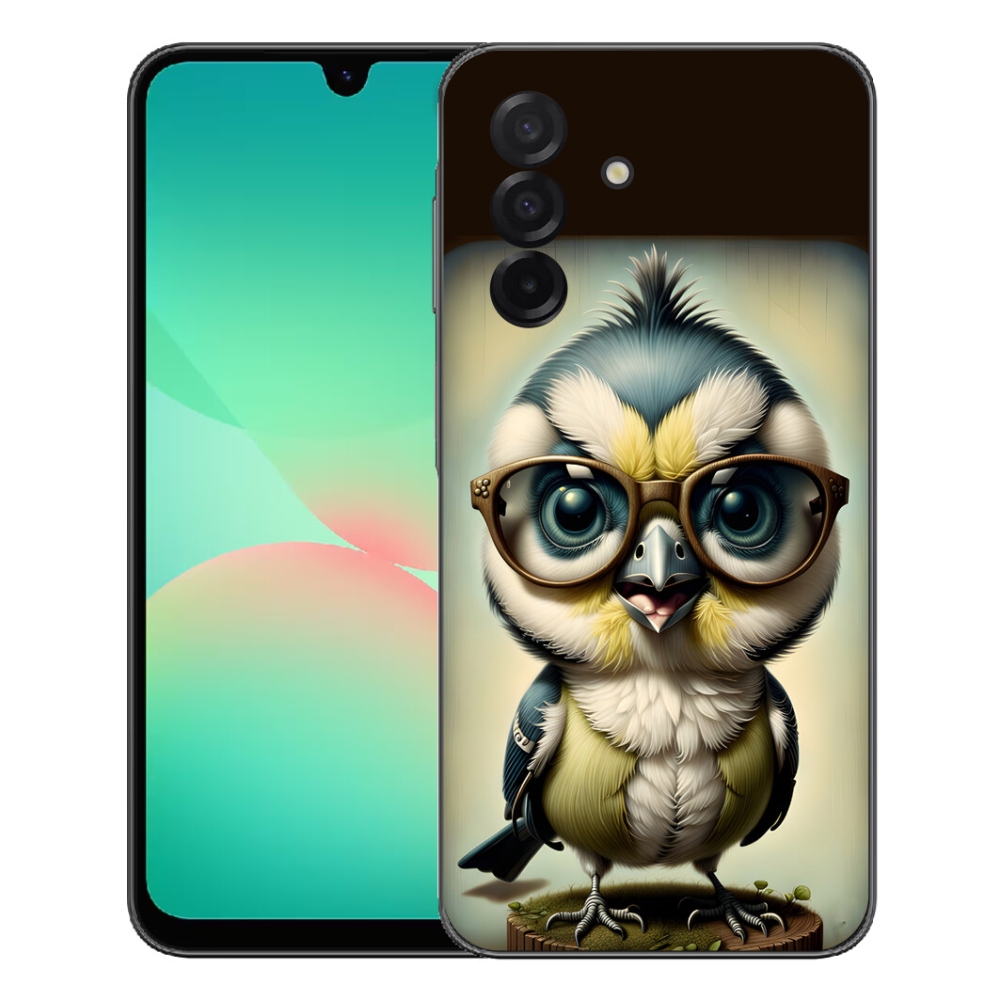 Gelový kryt mmCase na Samsung Galaxy A27 5G - mládě s brýlemi