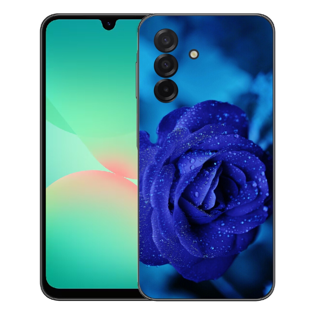 Gelový kryt mmCase na Samsung Galaxy A27 5G - modrá růže