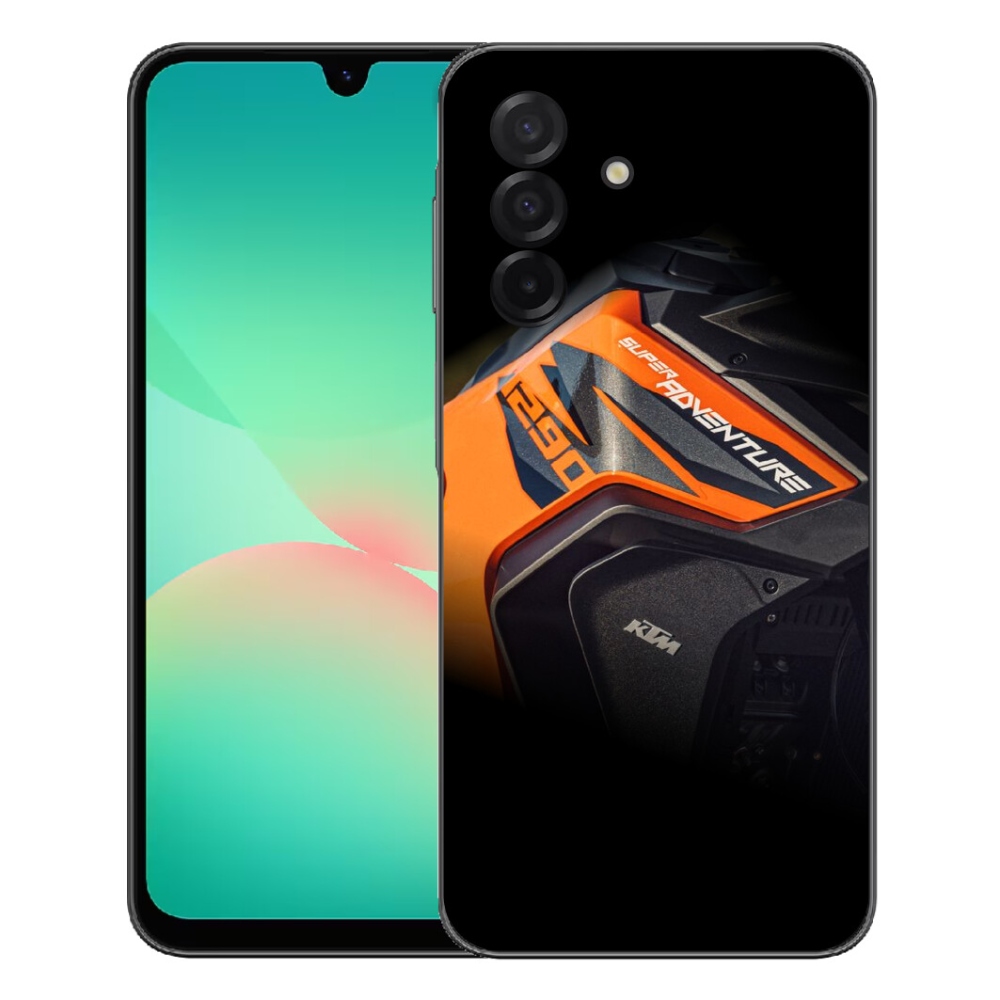 Gelový kryt mmCase na Samsung Galaxy A27 5G - motorka ktm