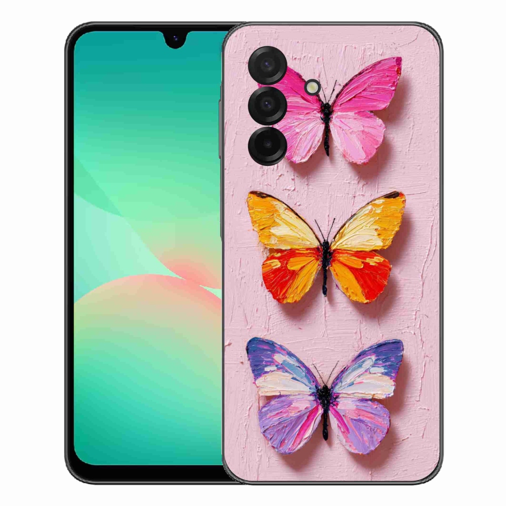 Gelový kryt mmCase na Samsung Galaxy A27 5G - motýlí trojice