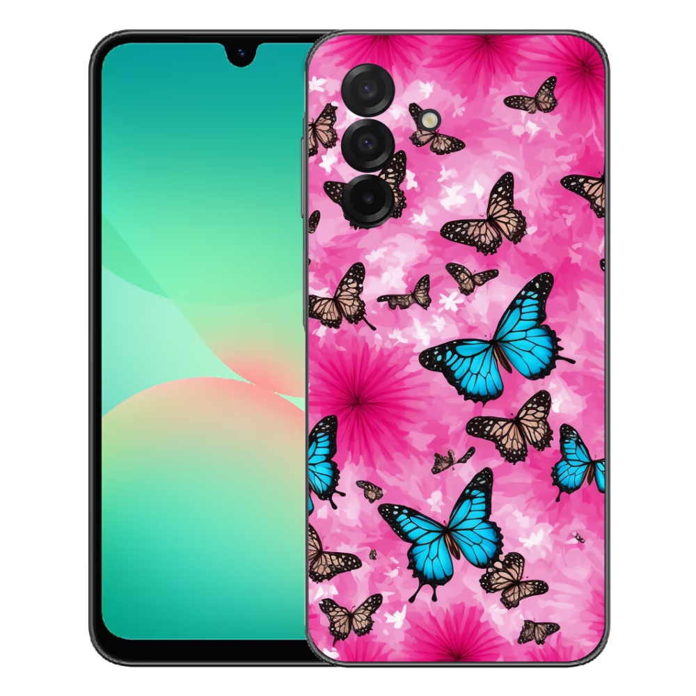 Gelový kryt mmCase na Samsung Galaxy A27 5G - motýlí zahrada