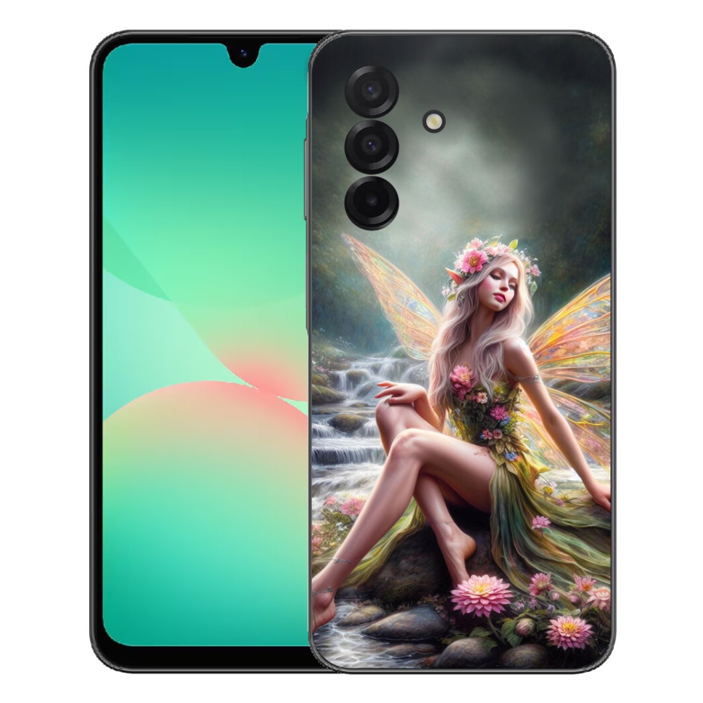 Gelový kryt mmCase na Samsung Galaxy A27 5G - motýlí žena 1