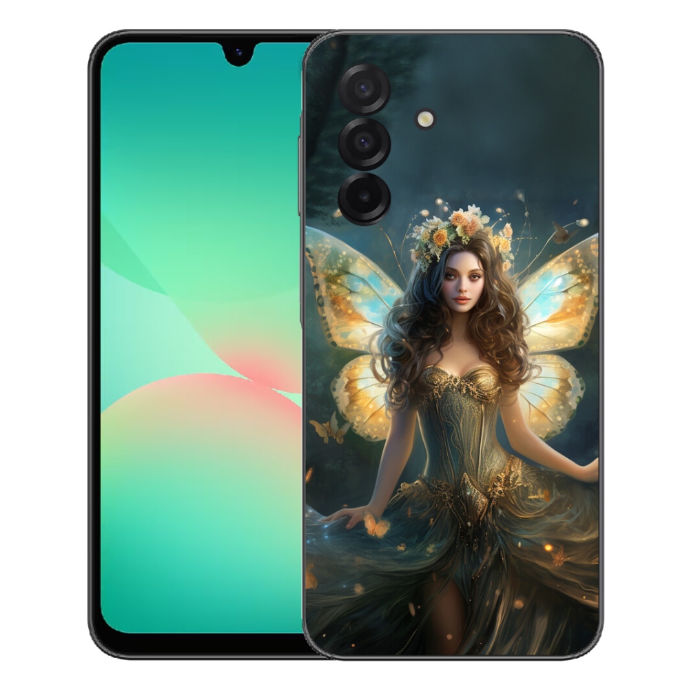 Gelový kryt mmCase na Samsung Galaxy A27 5G - motýlí žena