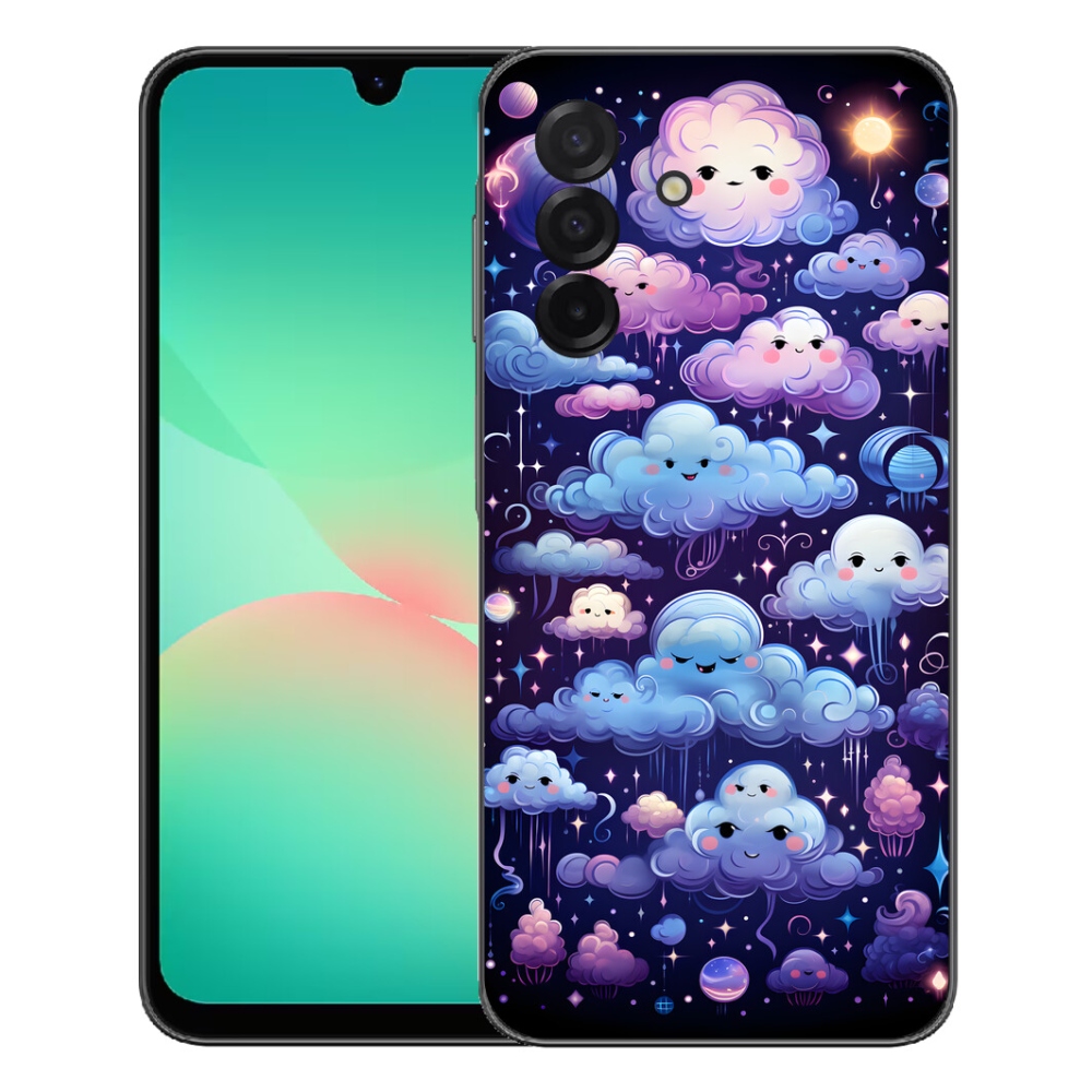 Gelový kryt mmCase na Samsung Galaxy A27 5G - mráčky