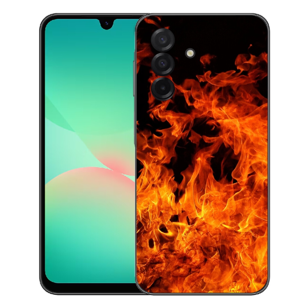 Gelový kryt mmCase na Samsung Galaxy A27 5G - muzikant a oheň