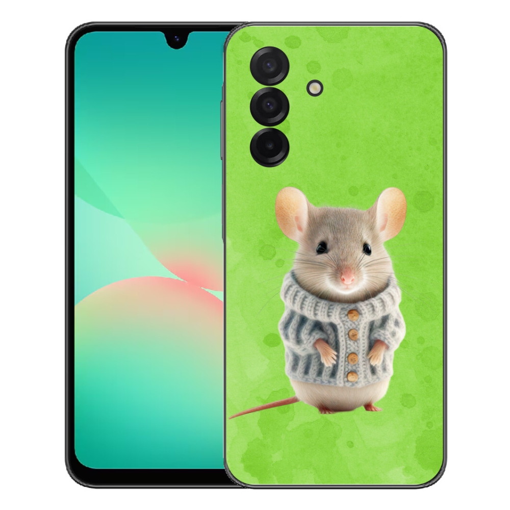 Gelový kryt mmCase na Samsung Galaxy A27 5G - myška ve svetru