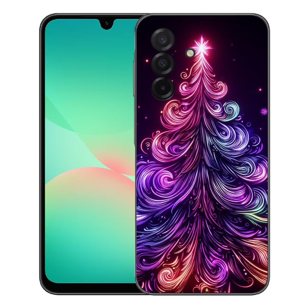 Gelový kryt mmCase na Samsung Galaxy A27 5G - neonový vánoční stromek 1