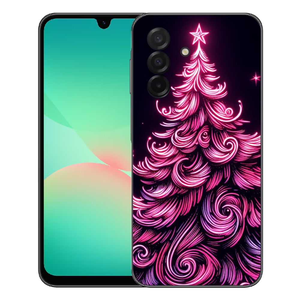 Gelový kryt mmCase na Samsung Galaxy A27 5G - neonový vánoční stromek 2