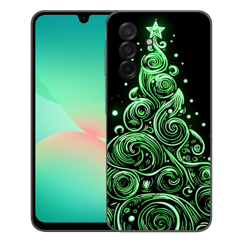 Gelový kryt mmCase na Samsung Galaxy A27 5G - neonový vánoční stromek 3