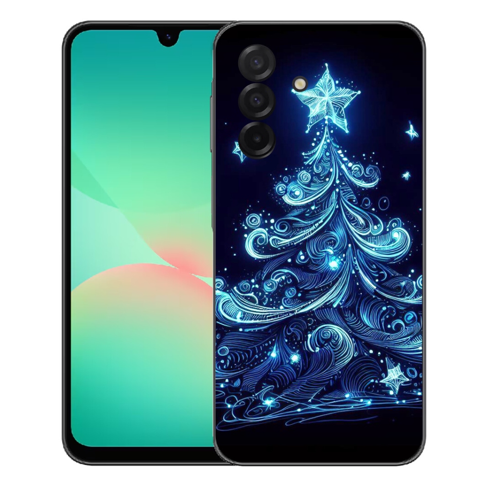 Gelový kryt mmCase na Samsung Galaxy A27 5G - neonový vánoční stromek 4