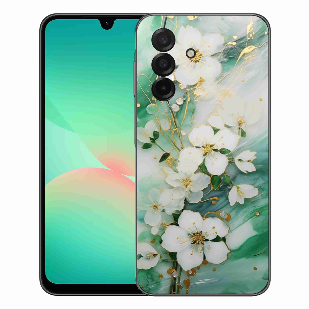 Gelový kryt mmCase na Samsung Galaxy A27 5G - něžné květy