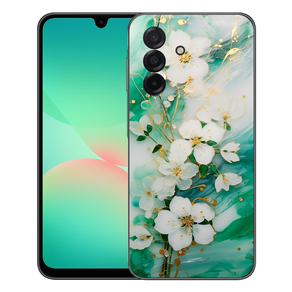 Gelový kryt mmCase na Samsung Galaxy A27 5G - něžné květy