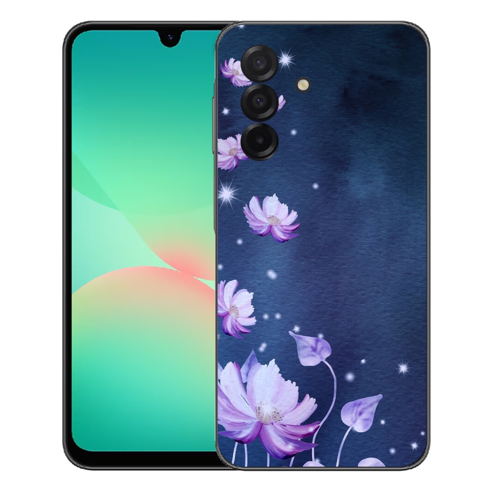 Gelový kryt mmCase na Samsung Galaxy A27 5G - padající květy
