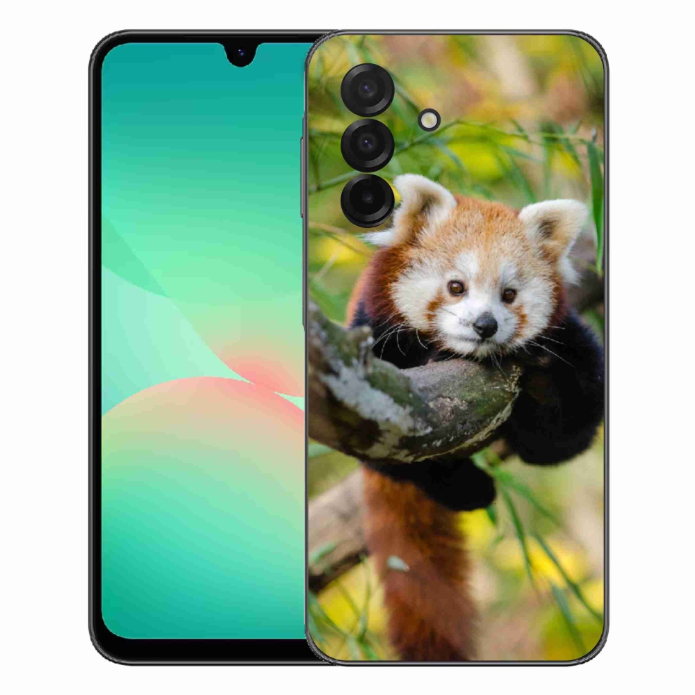 Gelový kryt mmCase na Samsung Galaxy A27 5G - panda červená