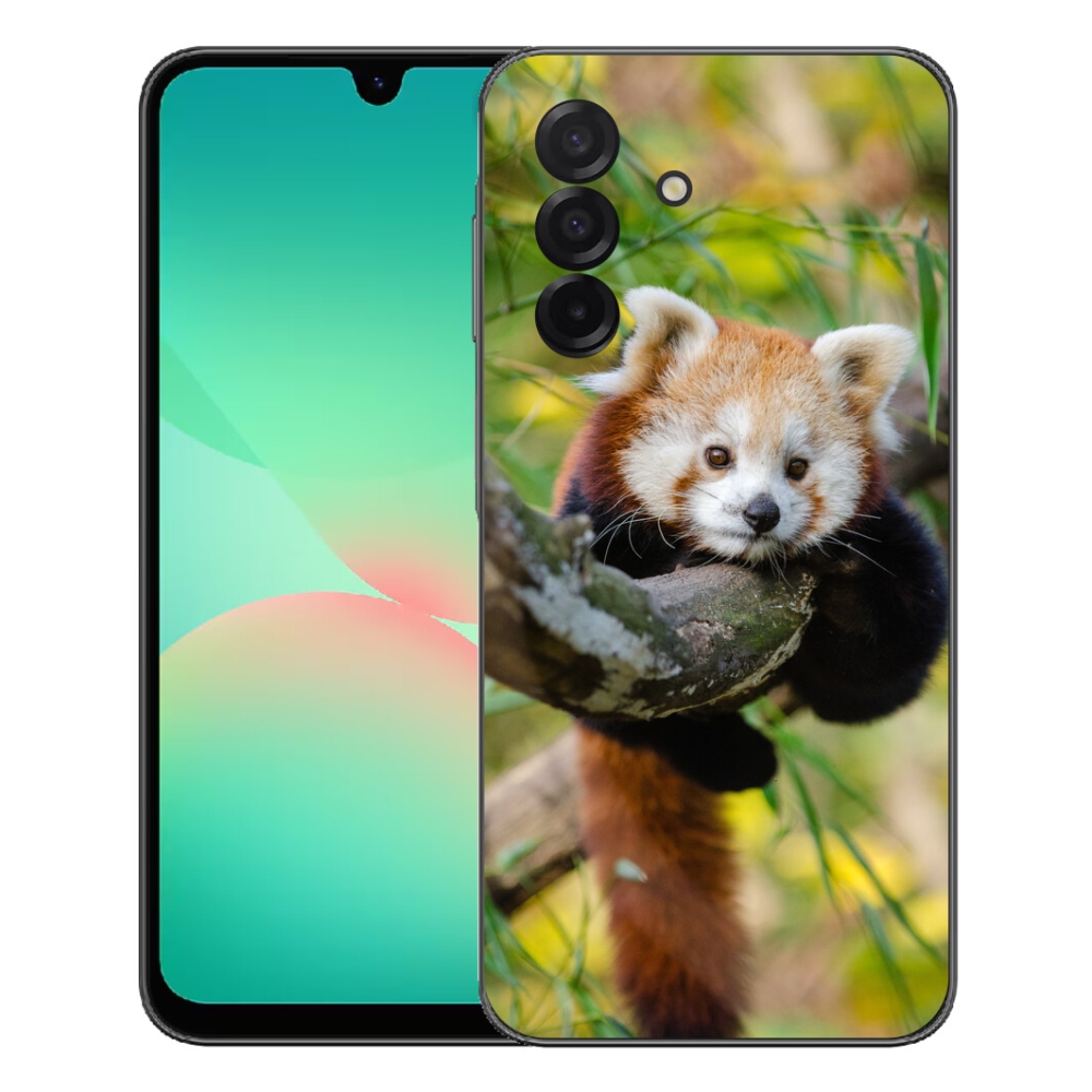 Gelový kryt mmCase na Samsung Galaxy A27 5G - panda červená