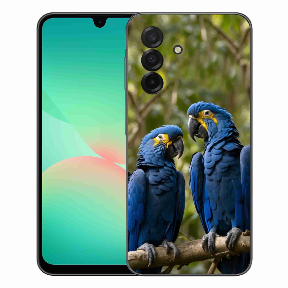 Gelový kryt mmCase na Samsung Galaxy A27 5G - papouščí duo