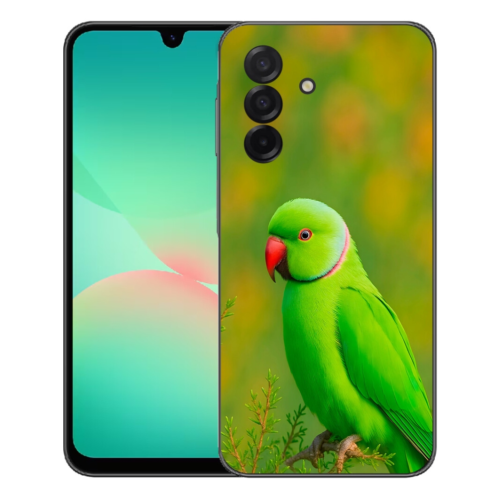 Gelový kryt mmCase na Samsung Galaxy A27 5G - papoušek alexandr 2