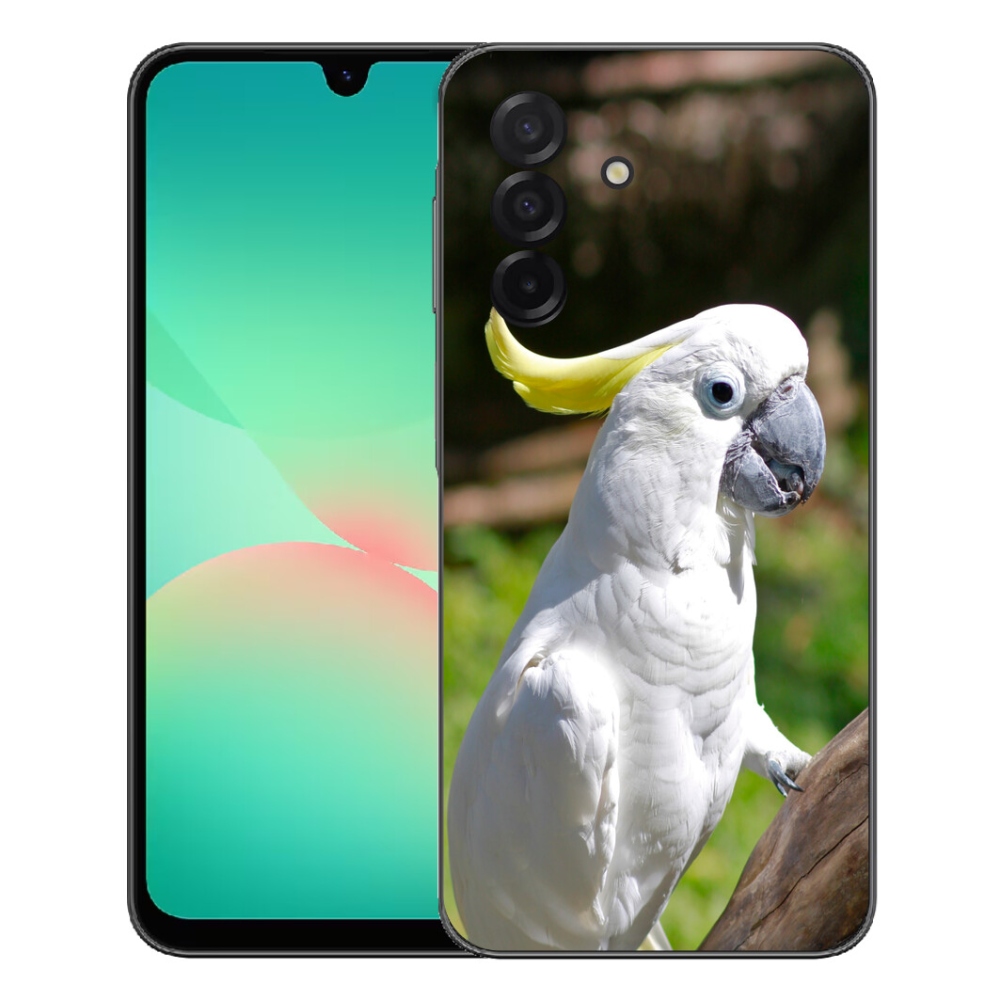 Gelový kryt mmCase na Samsung Galaxy A27 5G - papoušek kakadu 2