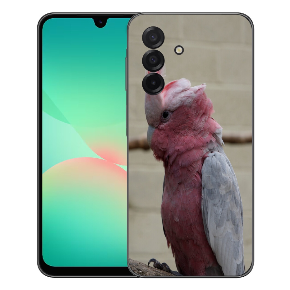 Gelový kryt mmCase na Samsung Galaxy A27 5G - papoušek kakadu růžový
