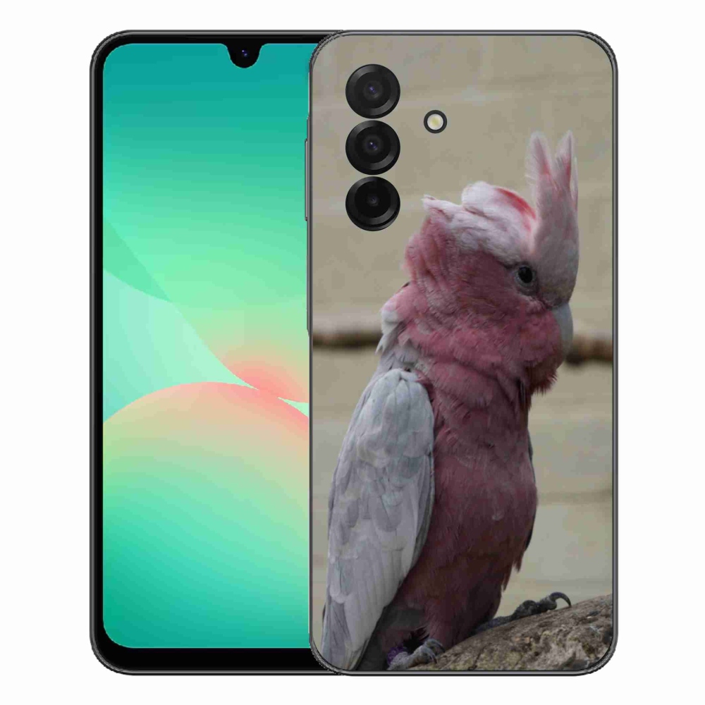 Gelový kryt mmCase na Samsung Galaxy A27 5G - papoušek kakadu růžový