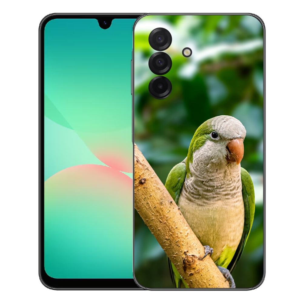 Gelový kryt mmCase na Samsung Galaxy A27 5G - papoušek mníšek