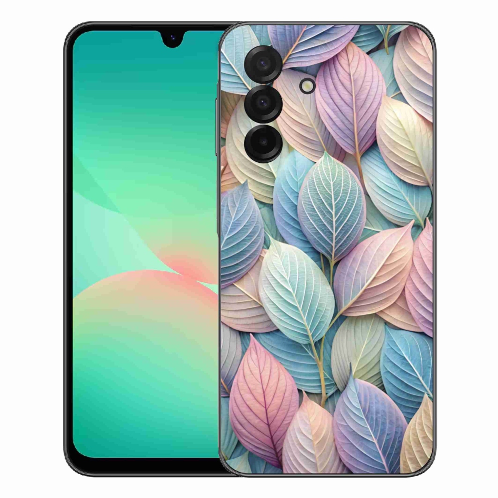 Gelový kryt mmCase na Samsung Galaxy A27 5G - pastelové listy