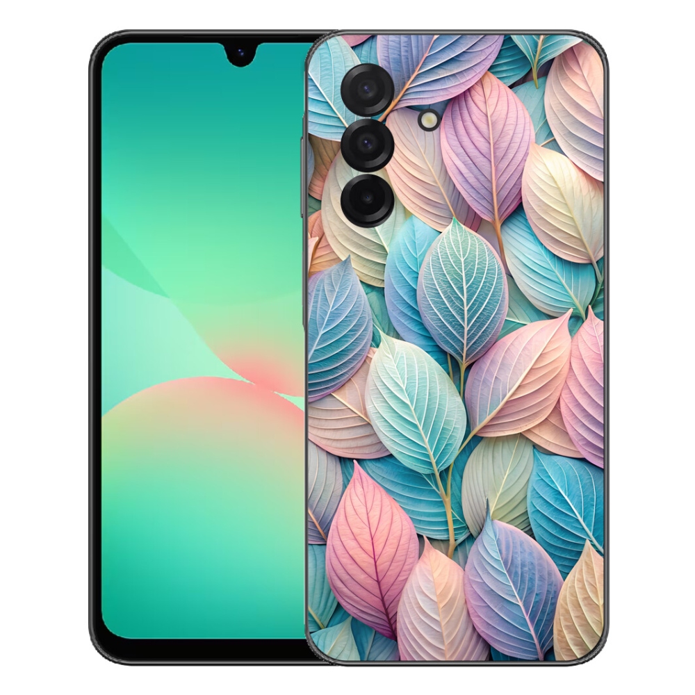 Gelový kryt mmCase na Samsung Galaxy A27 5G - pastelové listy