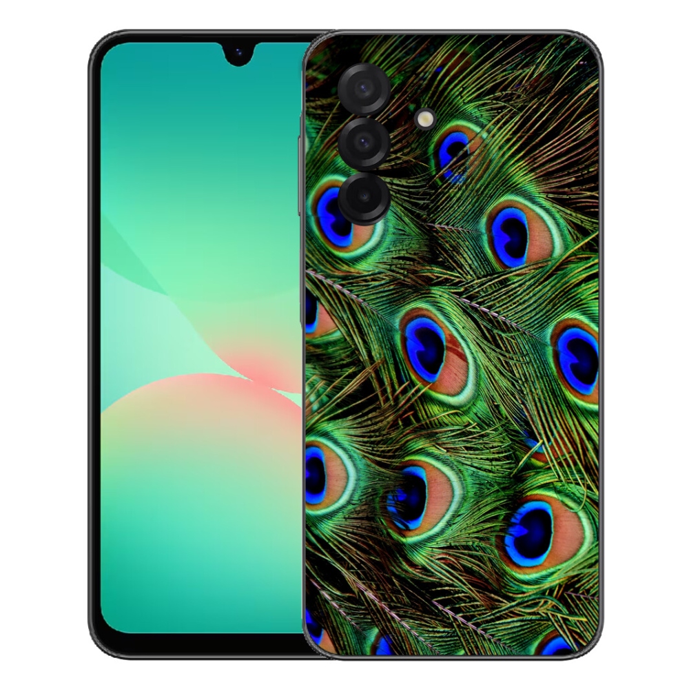 Gelový kryt mmCase na Samsung Galaxy A27 5G - paví peří