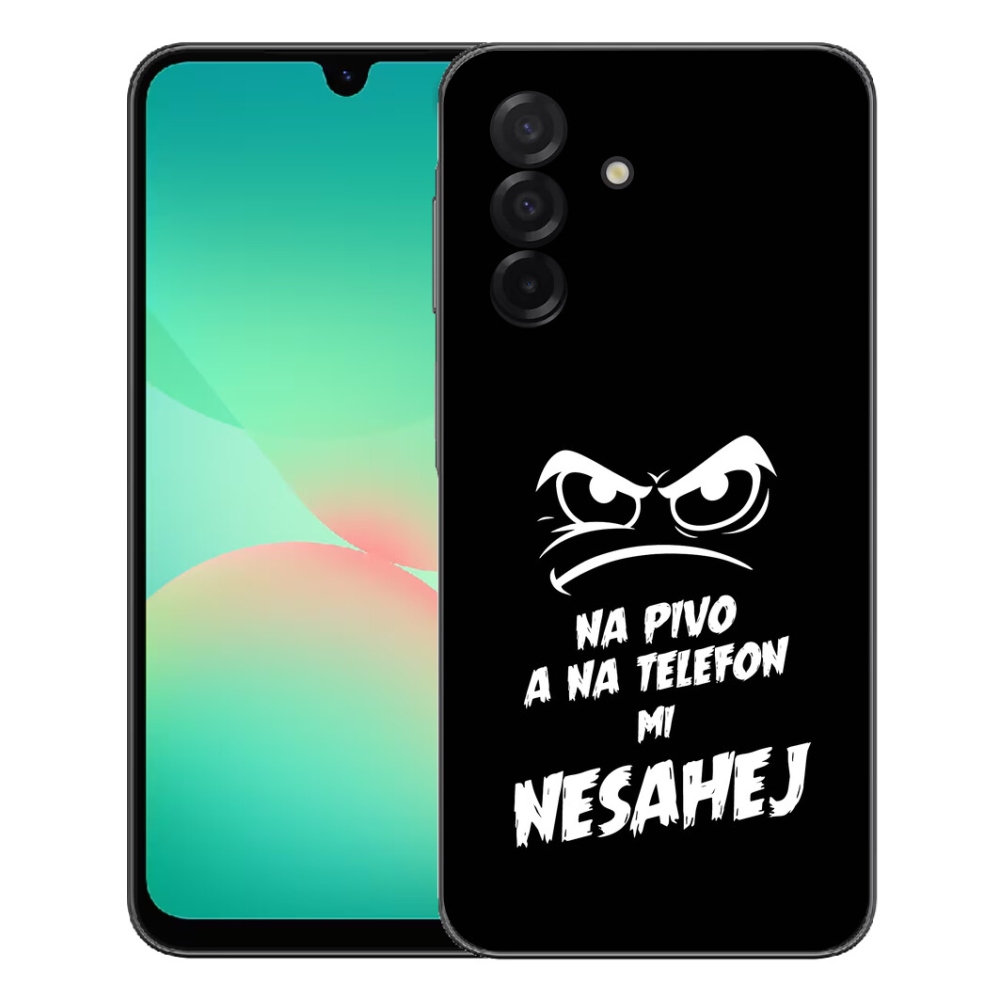 Gelový kryt mmCase na Samsung Galaxy A27 5G - pivní motiv 2 černé pozadí