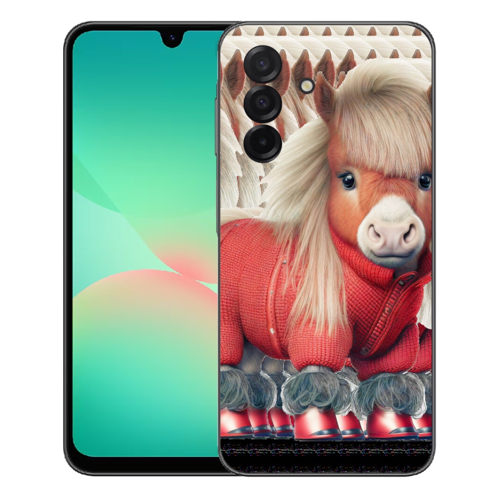 Gelový kryt mmCase na Samsung Galaxy A27 5G - poník ve svetru