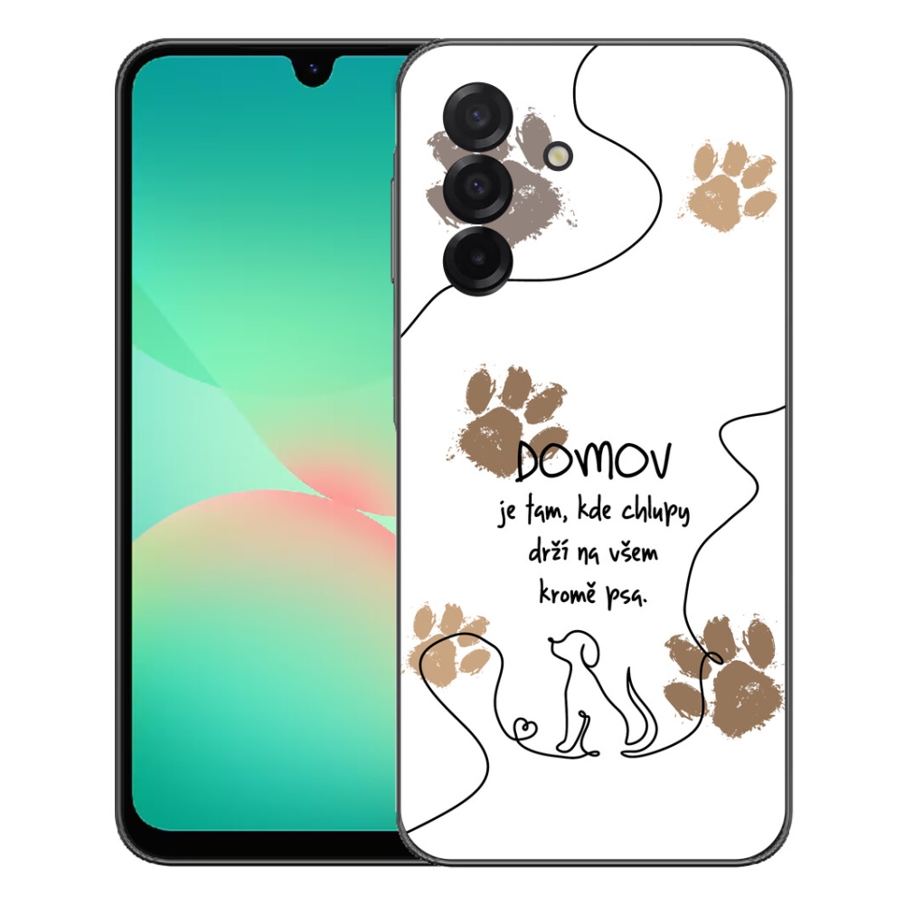 Gelový kryt mmCase na Samsung Galaxy A27 5G - psí motiv bílé pozadí