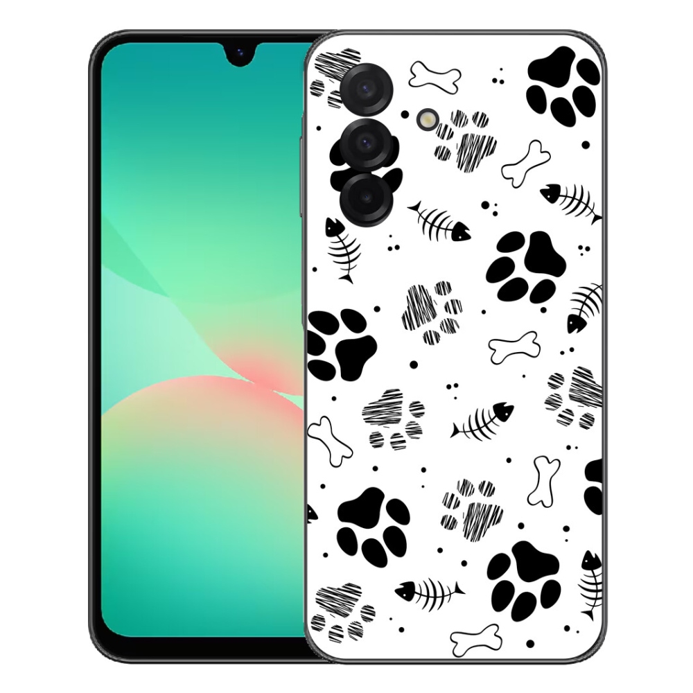 Gelový kryt mmCase na Samsung Galaxy A27 5G - psí tlapky 1