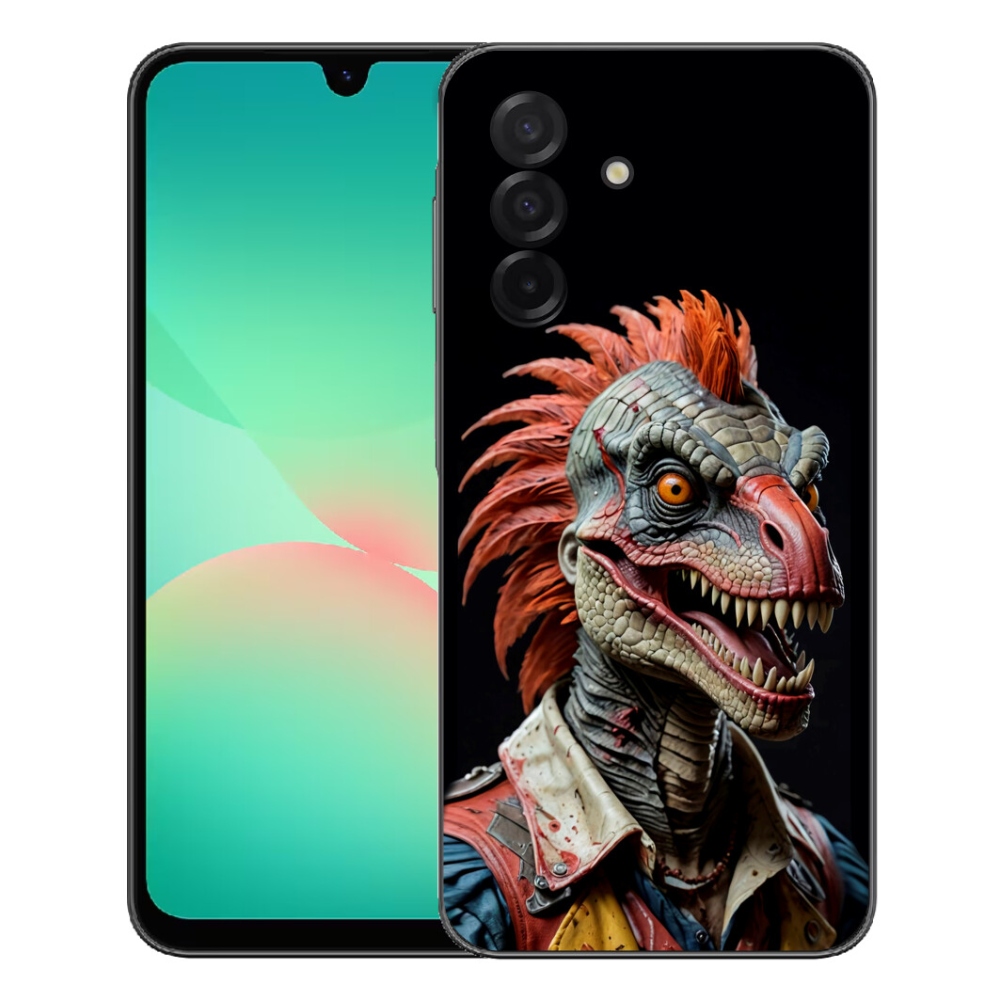 Gelový kryt mmCase na Samsung Galaxy A27 5G - punk dinosaurus
